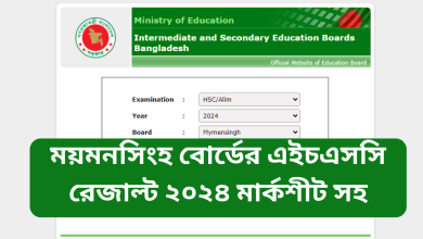 ময়মনসিংহ বোর্ডের এইচএসসি রেজাল্ট