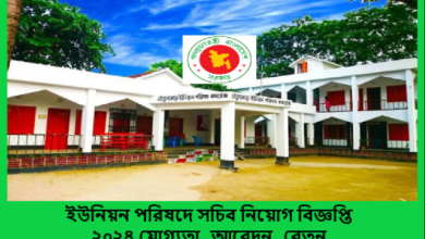 ইউনিয়ন পরিষদে সচিব নিয়োগ বিজ্ঞপ্তি ২০২৪ যোগ্যতা, আবেদন, বেতন