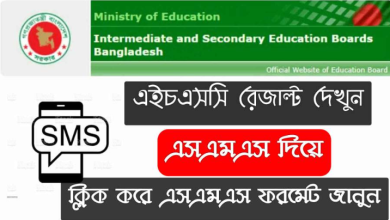 এস এম এস দিয়ে এইচএসসি রেজাল্ট ২০২৪ দেখার নিয়ম
