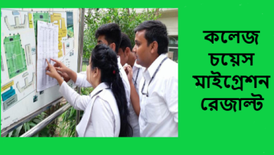 কলেজ চয়েস মাইগ্রেশন রেজাল্ট ২০২৪
