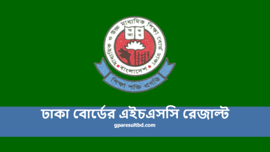 ঢাকা বোর্ডের এইচএসসি রেজাল্ট
