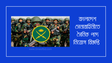 সেনাবাহিনী নিয়োগ ২০২৪ সার্কুলার-www.gparesultbd.com